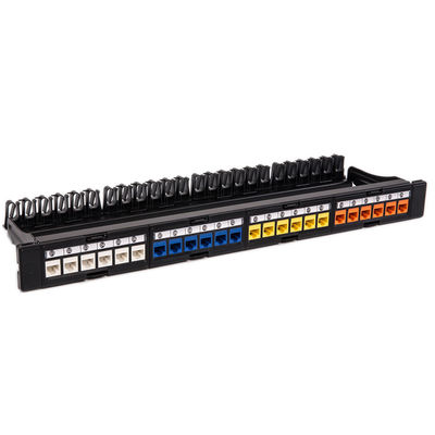 وصله پنل شبکه CAT5 CAT6 UTP Blank Unloaded RJ45 24 Port پچ پنل