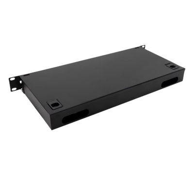 پچ پنل فیبر نوری 24 پورت 1U Rack Mount با آداپتور SC/UPC