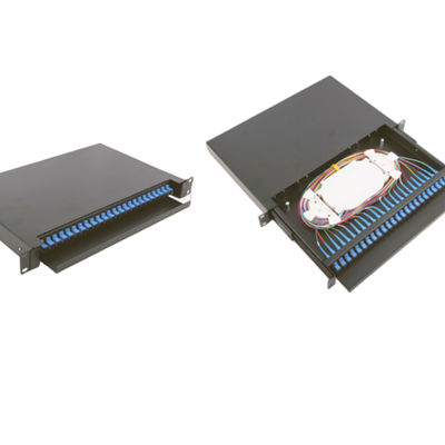 محفظه رک 19 اینچی 1U 430x200x46mm 24 پورت