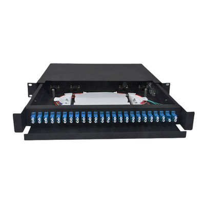 جعبه پایانی نوع کانکتور پچ پنل فیبر نوری LC Duplex