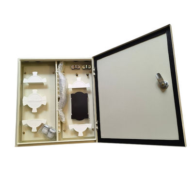 پانل دیواری 48 پورت محافظ IP68 144 فیبر حداکثر ظرفیت رنگ مشکی