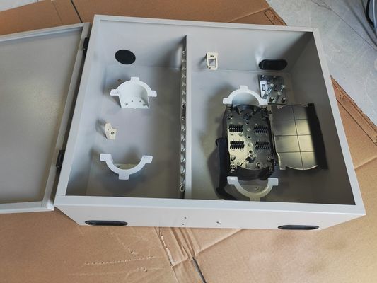 سفارشی 72Port 144Core SC / LC / FC / ST 1-در دیوار نصب فیبر محفظه فلزی ODF
