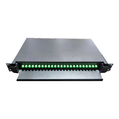 24C FC APC فیبر شمارش پنل پیچ نوری برای G652D / G657A1 فیبر