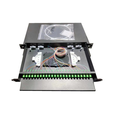 24C FC APC فیبر شمارش پنل پیچ نوری برای G652D / G657A1 فیبر
