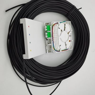 LC/APC پیش متصل کردن جعبه های پایانی فیبر 4 فیبر 10-100M جعبه خروجی دیوار 4fo