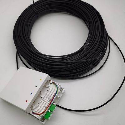 LC/APC پیش متصل کردن جعبه های پایانی فیبر 4 فیبر 10-100M جعبه خروجی دیوار 4fo