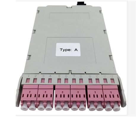 12 Cores MPO-LC MTP-LC SM OM3 OM4 Om5 breakout Cassettes Modules Plastic